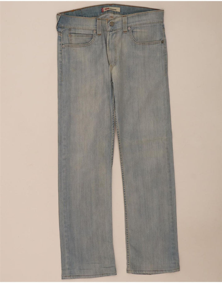 Vaqueros Levi's Mujer 506 Rectos W34 L32 Algodón Azul