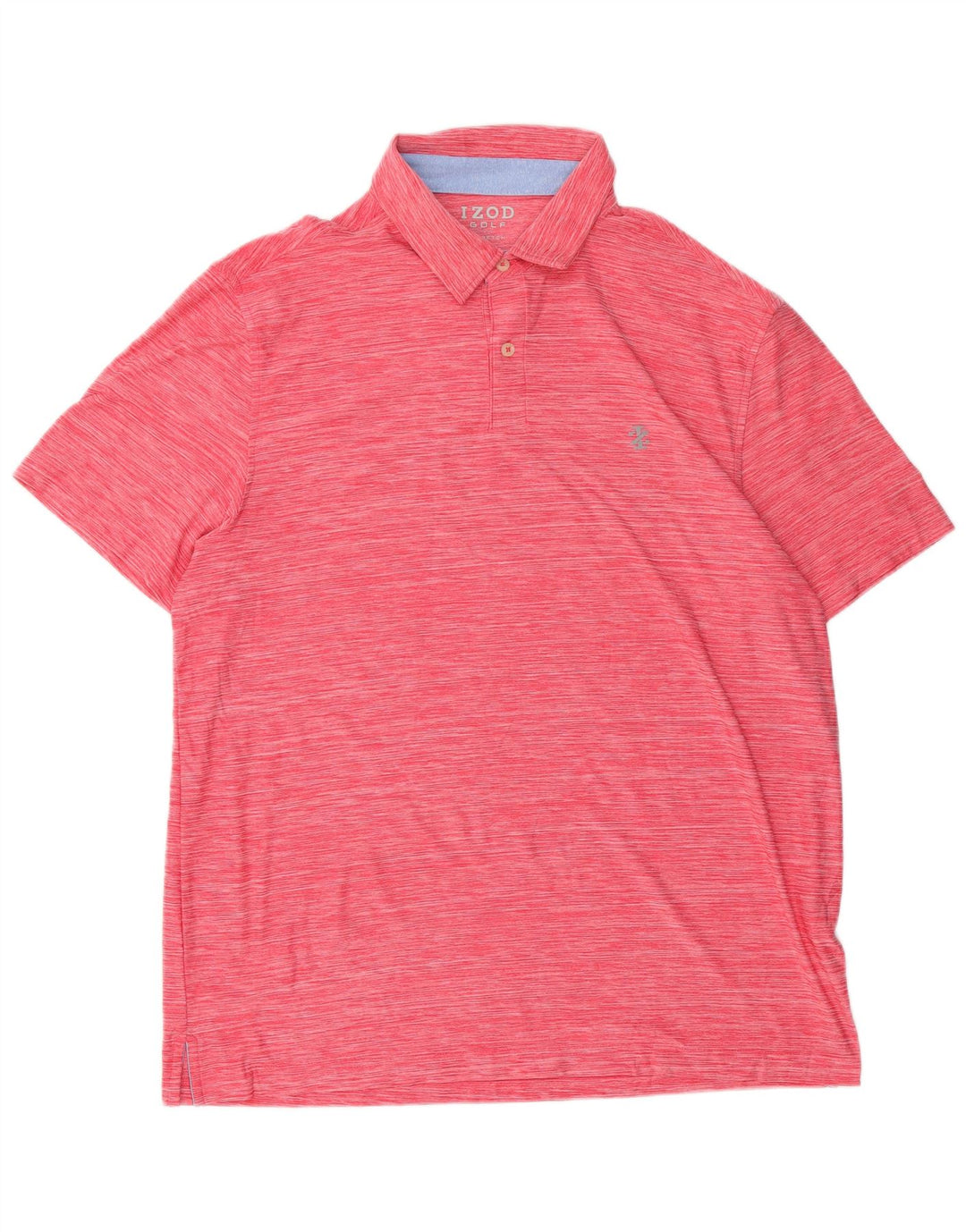Polo Izod Hombre Poliéster Rayas Rojas Medianas