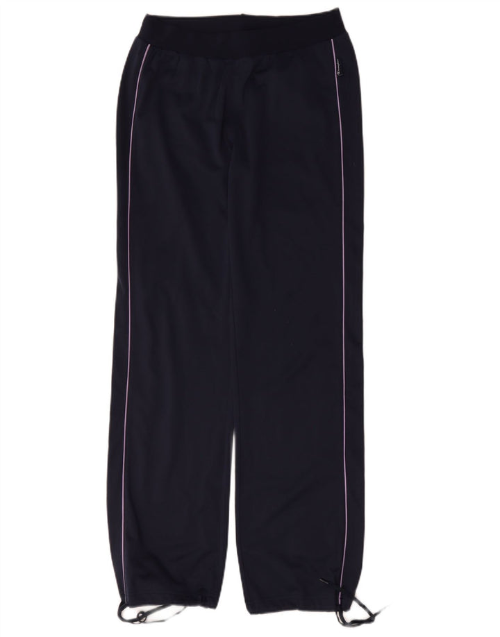 Champion Pantalones De Chándal Para Mujer UK 12 Medium Azul Marino Poliéster
