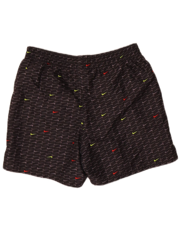 Nike Mens Graphic Sport Shorts Pequeño Poliéster Negro