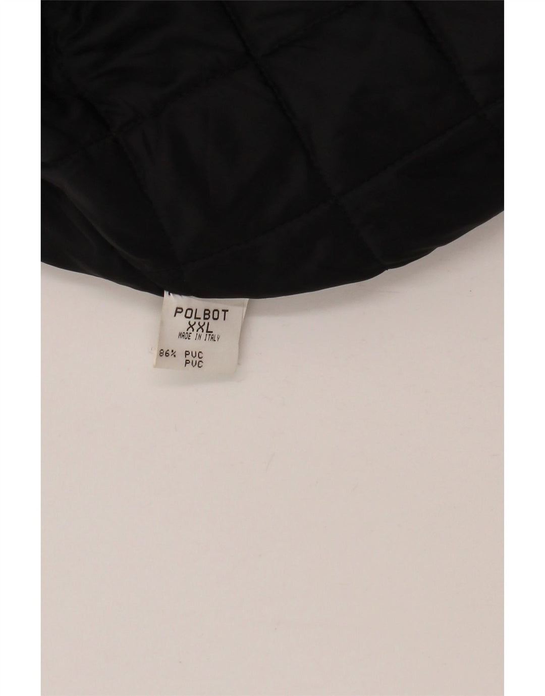 Polbot Chaqueta cortavientos con capucha para hombre UK 44 2XL Polivinilo negro