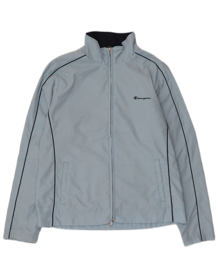 Champion Chaqueta de chándal para mujer UK 40 Grande Poliéster azul