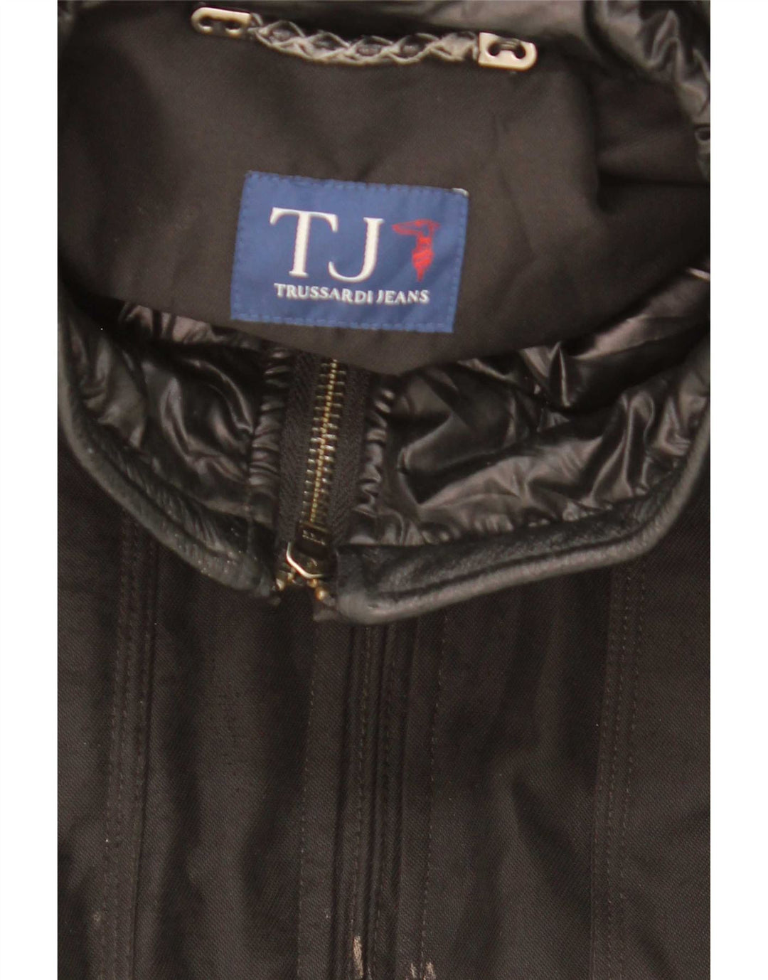 Trussardi Chaqueta Bomber Acolchada Hombre IT 52 XL Poliéster Negro