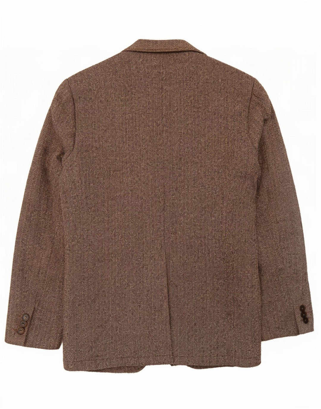 Gap Chaqueta tipo blazer de 2 botones para hombre UK 36 Small Marrón Espiga Poliamida