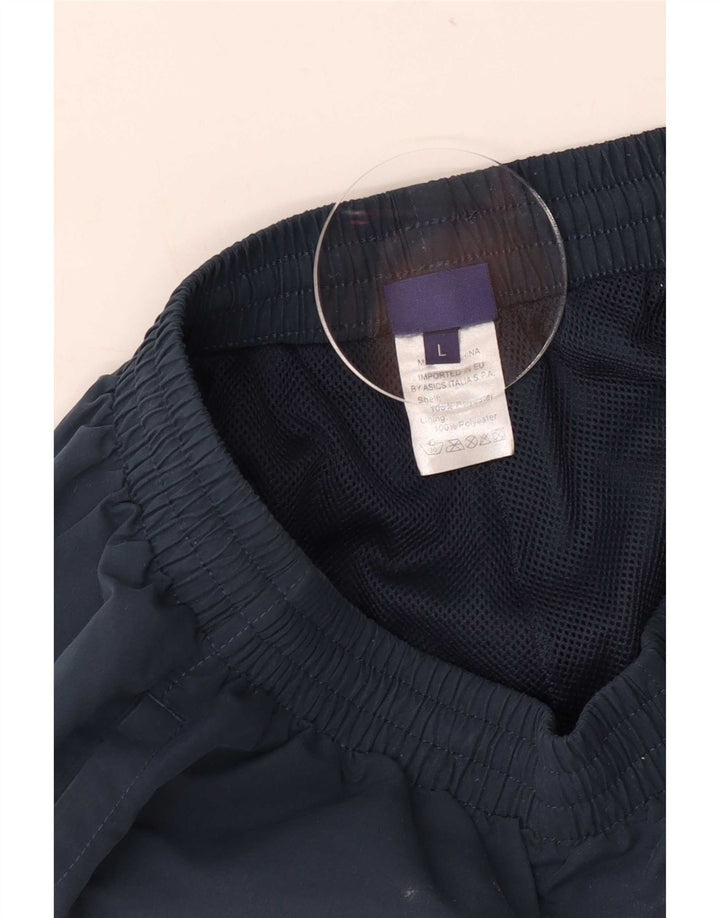 Pantalón De Chándal Asics Mujer Grande Poliéster Azul Marino