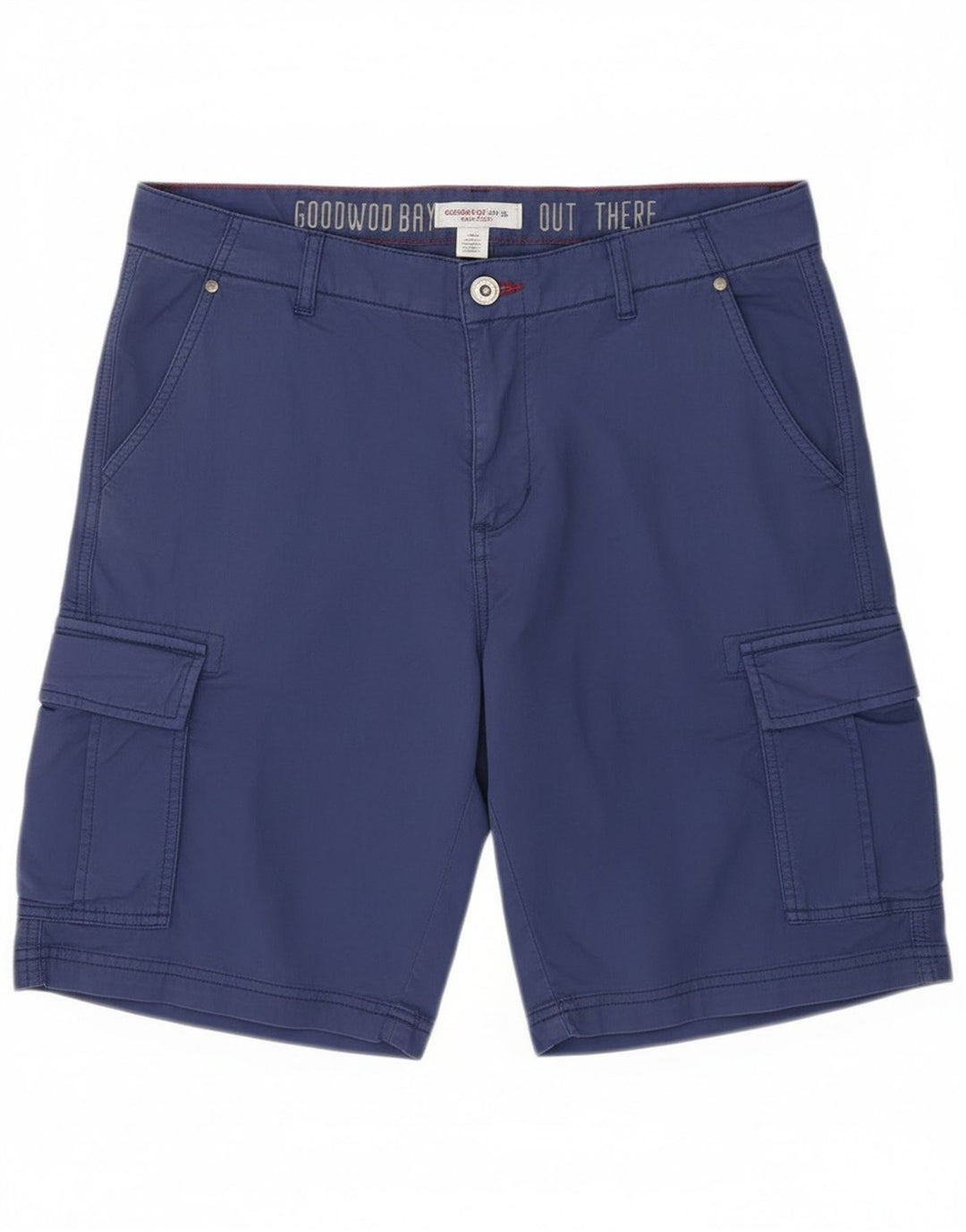 Scorpion Bay Pantalones cortos cargo para hombre W32 Algodón azul marino mediano