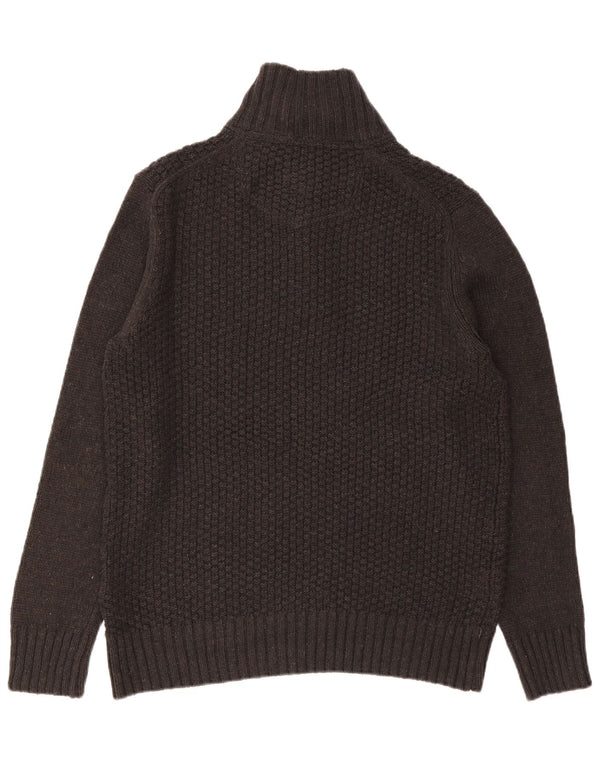 Jersey tipo jersey con cuello y cremallera para hombre de Fat Face Algodón gris grande