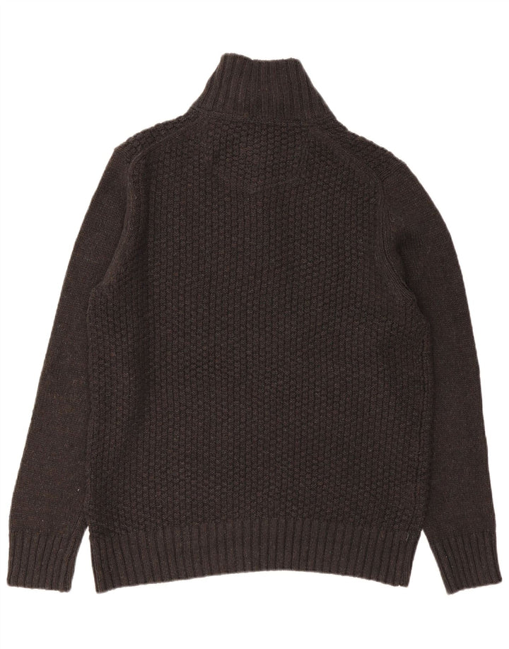 Jersey tipo jersey con cuello y cremallera para hombre de Fat Face Algodón gris grande