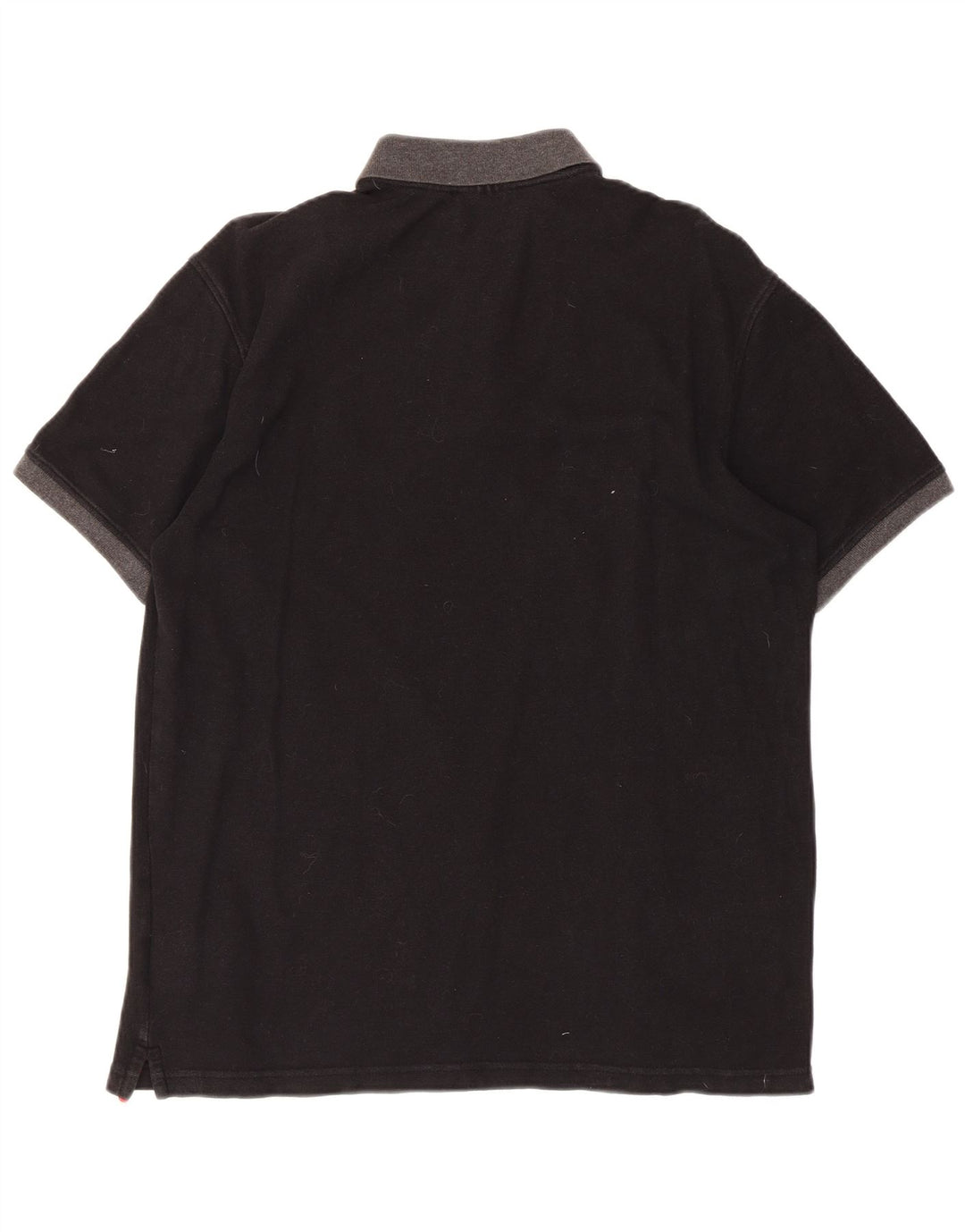 Fila Polo Hombre Algodón Negro Mediano