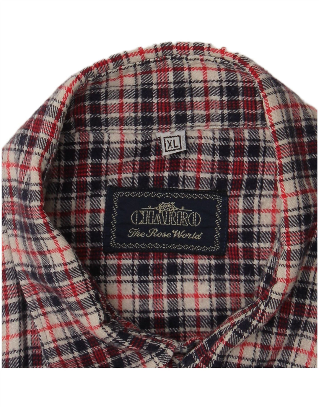 Camisa Charro Hombre Franela XL Cuadros Multicolor Algodón