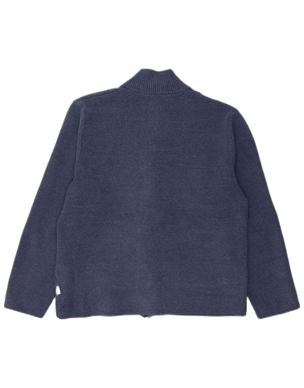 Marks & Spencer Suéter tipo cárdigan para mujer UK 44 Medio Azul marino Poliéster