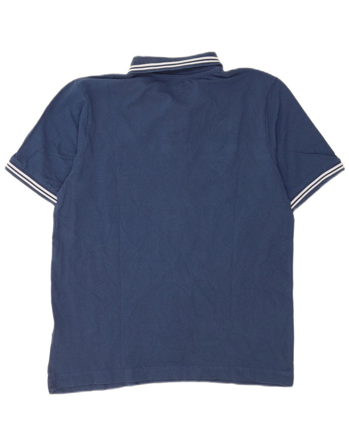 Polo Kappa Hombre Rayas Azul Medio