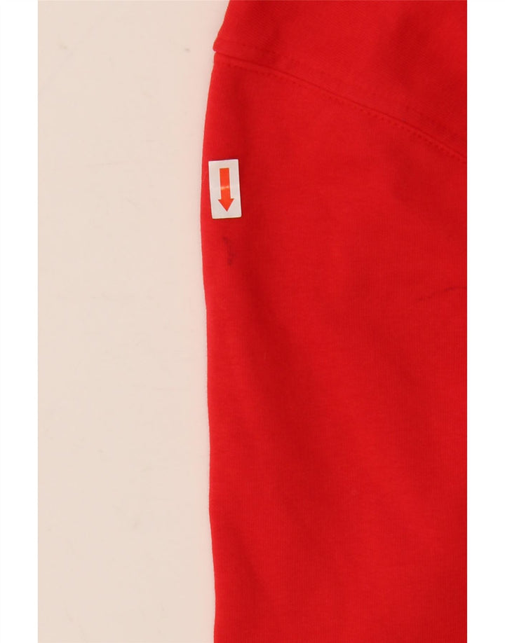 Champion Sudadera con capucha gráfica para hombre, talla grande, color rojo