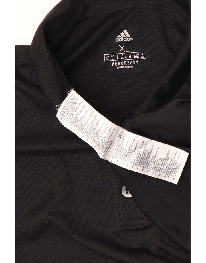 Adidas Hombre Aeroready Polo XL Negro Poliéster