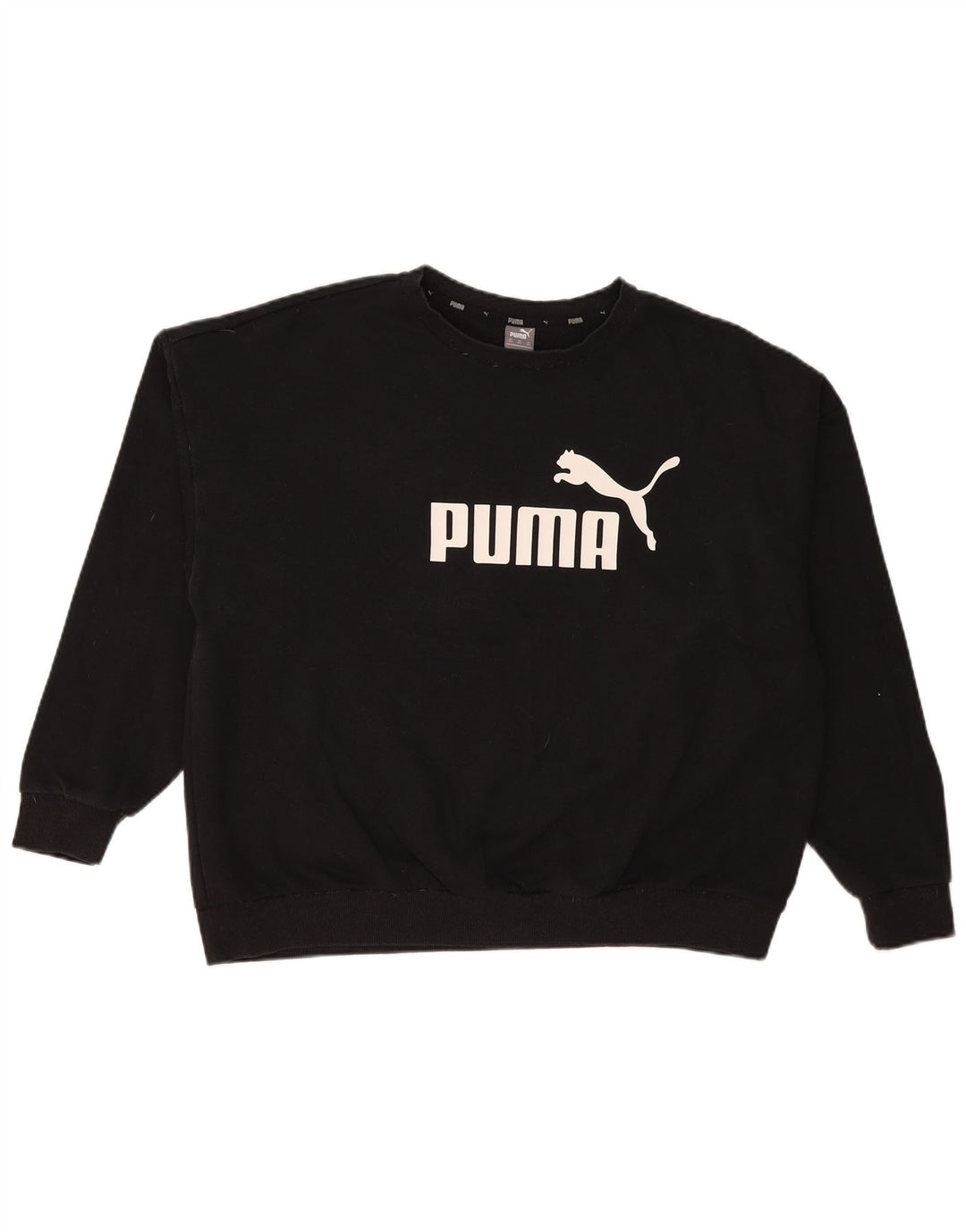 Puma Sudadera gráfica para hombre Jumper 3XL Algodón negro