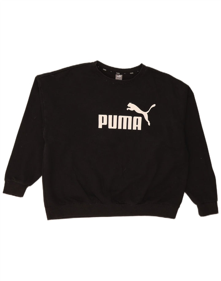 Puma Sudadera gráfica para hombre Jumper 3XL Algodón negro