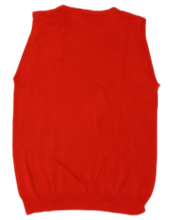 Zara - Camiseta sin mangas para mujer, talla 40, color rojo