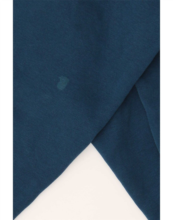 Puma - Sudadera extragrande para mujer, talla 10, algodón azul pequeño