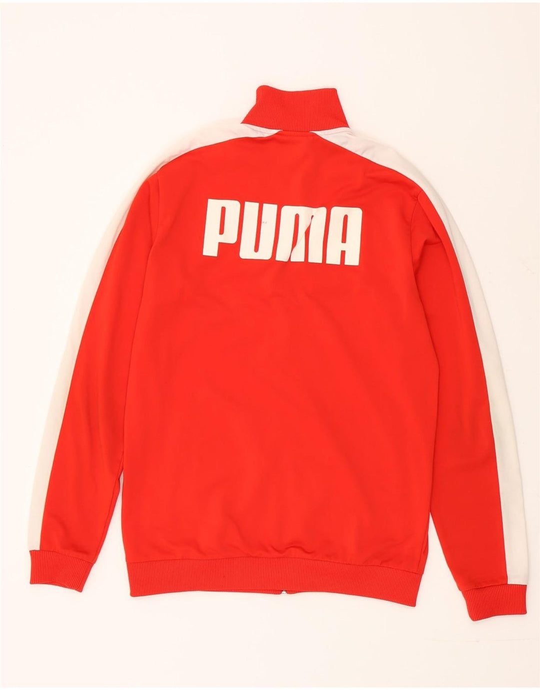 Puma - Chaqueta de chándal gráfica para niño (15-16 años), color rojo