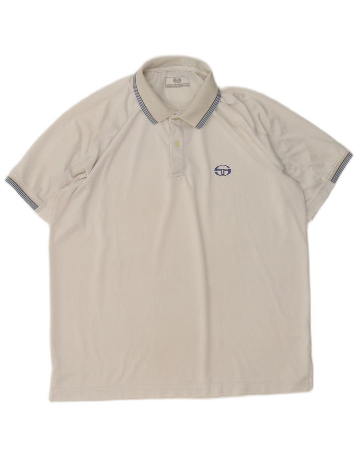 Sergio Tacchini Polo Hombre XL Blanco Poliéster