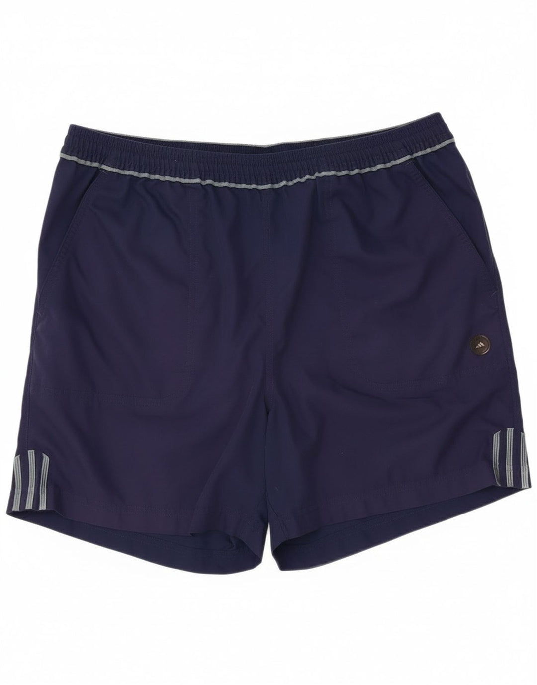 Adidas - Pantalones cortos deportivos para hombre, talla grande, azul marino