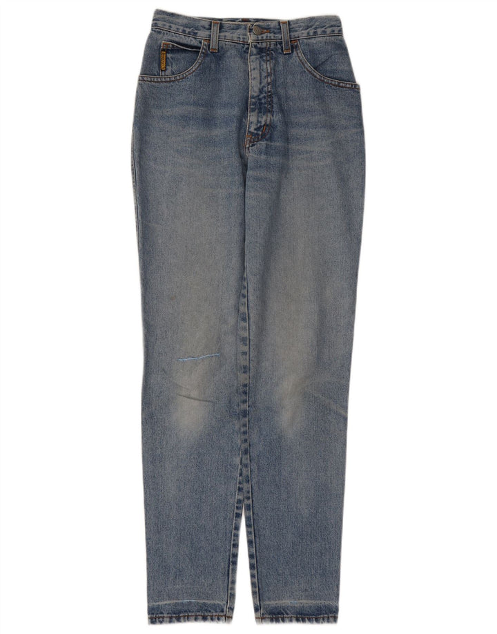 Armani Vaqueros Cónicos Mujer W27 L30 Azul