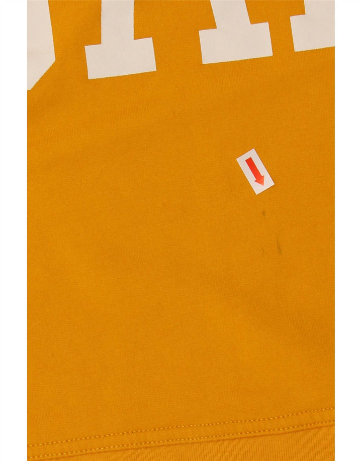 GAP Sudadera con gráfico extragrande para mujer UK 10 Small Yellow Cotton