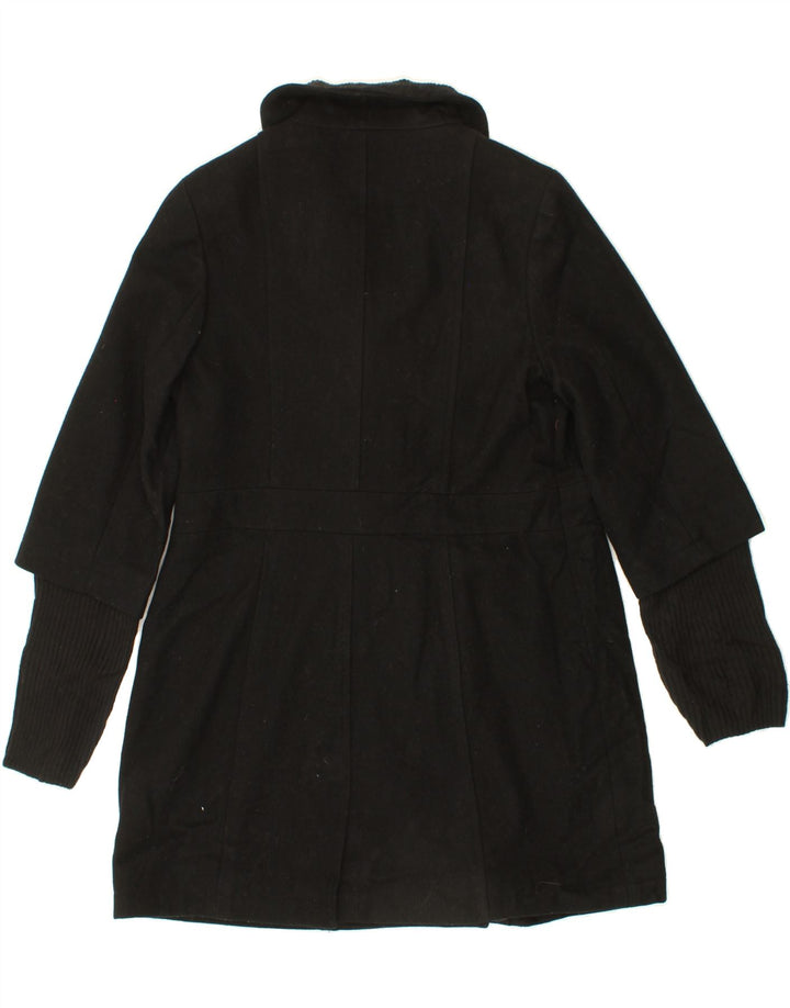 MOSSIMO Womens Overcoat UK 18 XL Black Wool Vintage Mossimo and Second-Hand Mossimo from Messina Hembry 