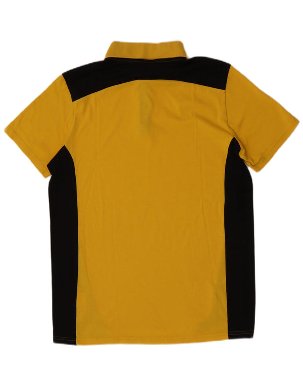 Polo Puma Hombre Grande Amarillo Colorblock Poliéster