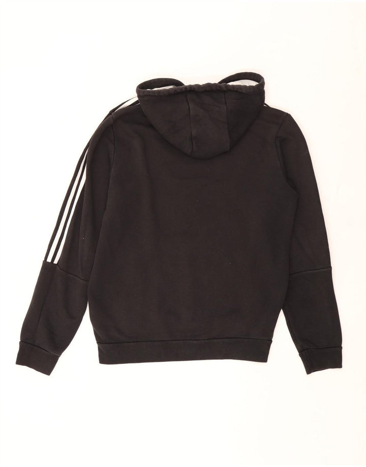 Adidas Hombre Sudadera Con Capucha Jumper Medium Negro Algodón