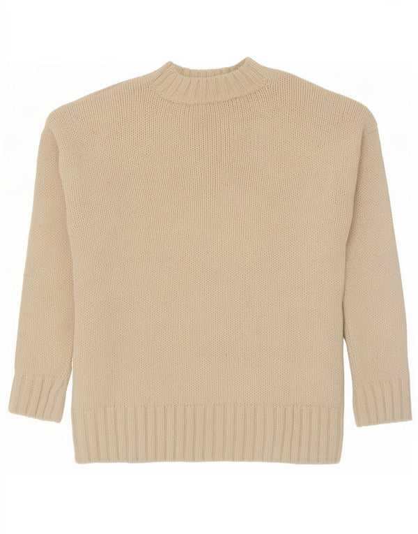 French Connection Jersey De Cuello Barco Para Hombre XS Poliamida Beige