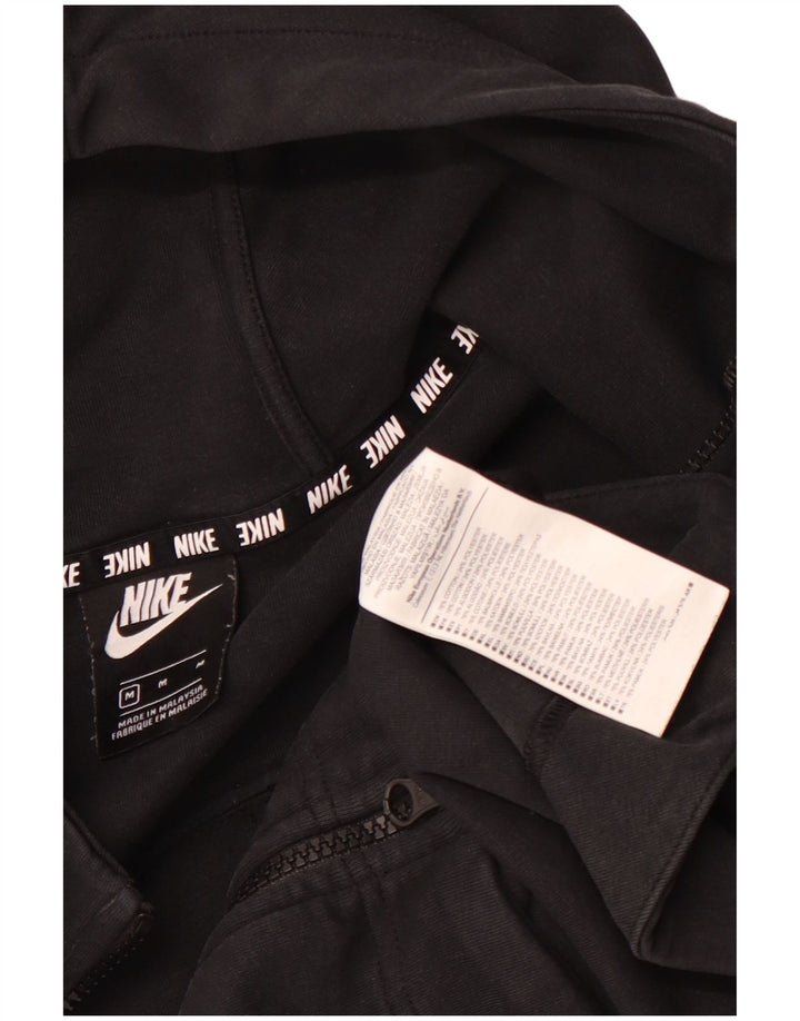 Nike Sudadera con capucha y cremallera gráfica para mujer Reino Unido 14 Algodón negro mediano