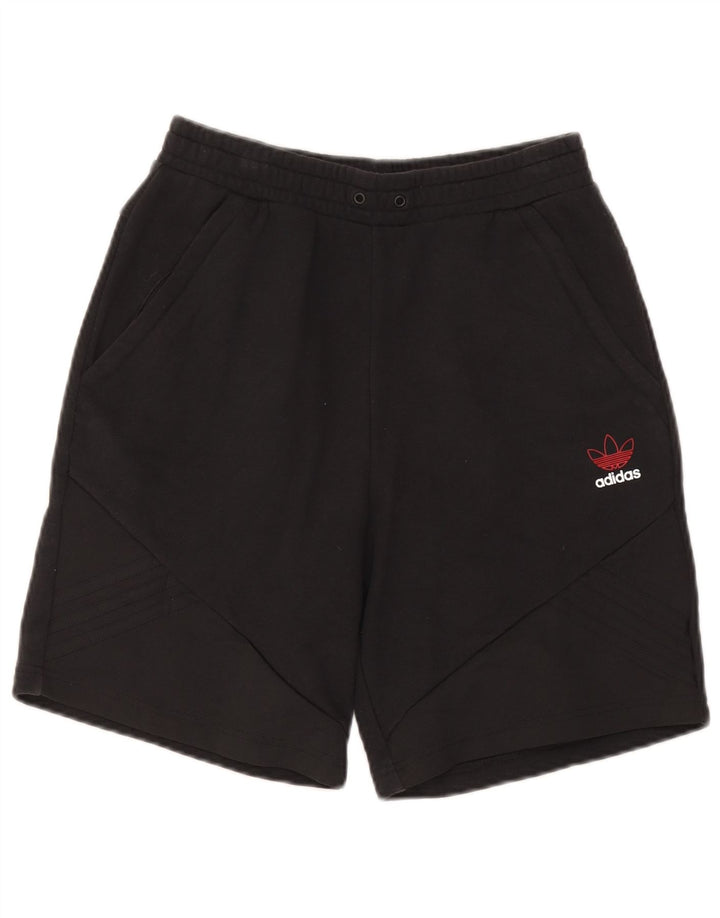 Adidas Hombre Pantalones Cortos Deportivos Pequeño Algodón Negro