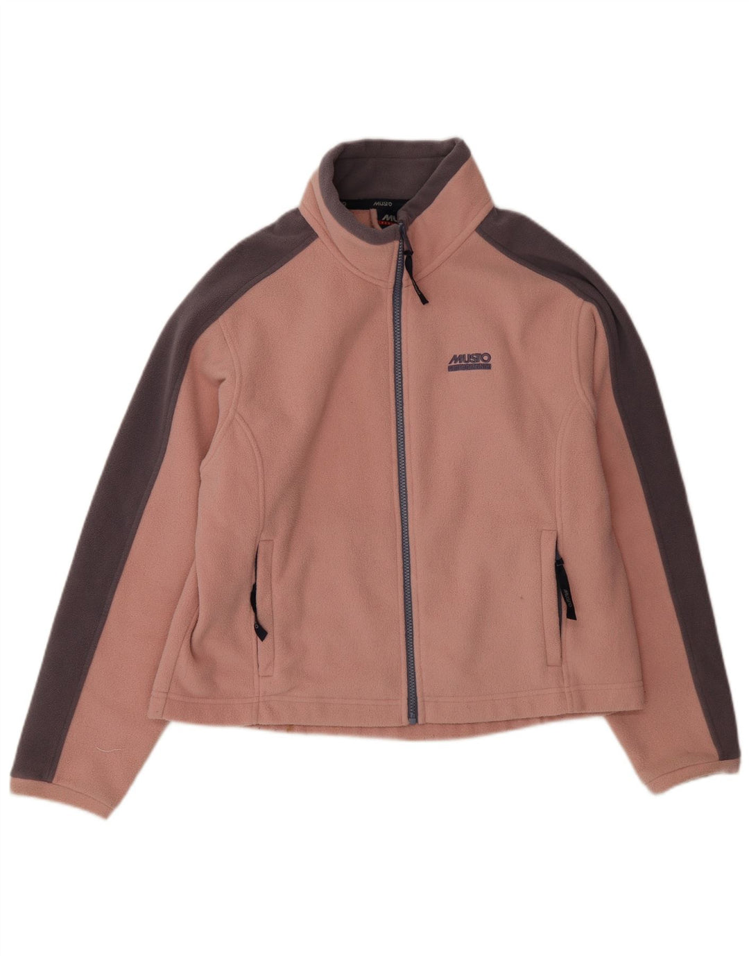 Musto Chaqueta polar para mujer UK 40 Grande Rosa Colorblock Poliéster
