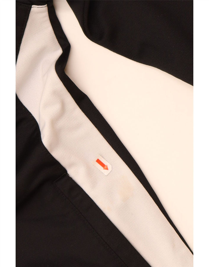 SPALDING Chaqueta de chándal con capucha para hombre, talla grande, color negro