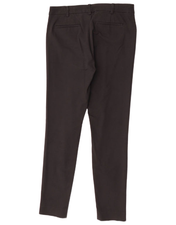 Ralph Lauren Pantalones casuales delgados para mujer US 4 Small W28 L28 Algodón negro