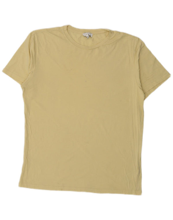 Camiseta Reiss Hombre Top Medium Amarillo Algodón