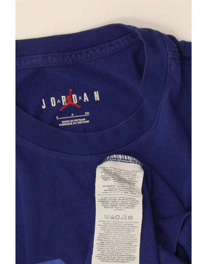 Nike - Camiseta gráfica para hombre, talla pequeña, algodón azul