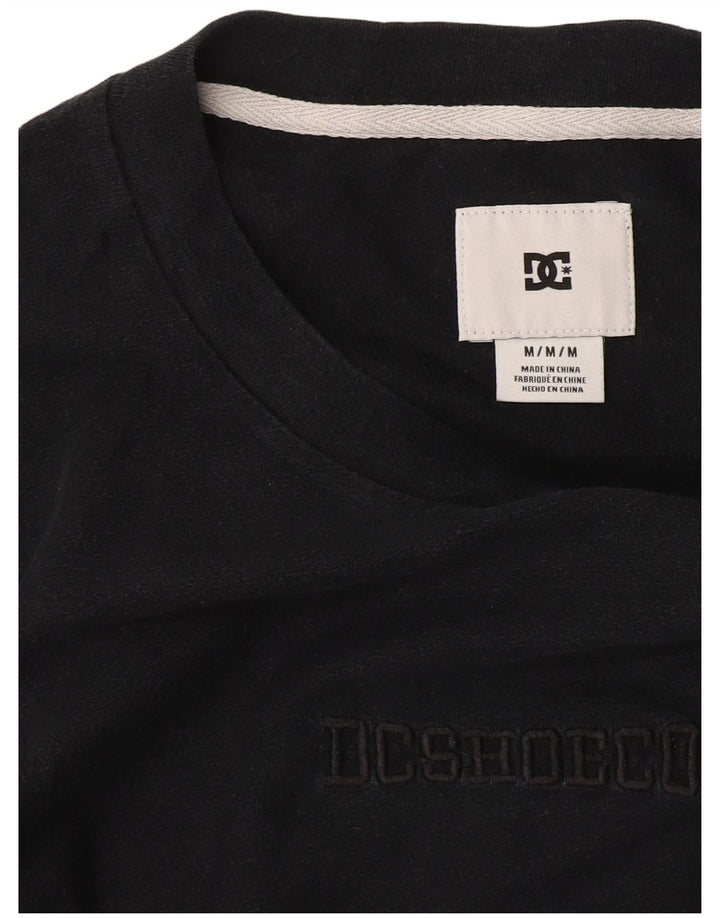 DC Hombre Camiseta Gráfica Top Medium Azul Marino