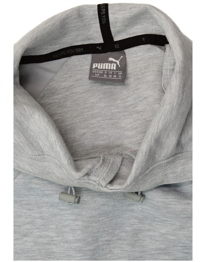 PUMA Sudadera con capucha para mujer UK 10 Small Grey