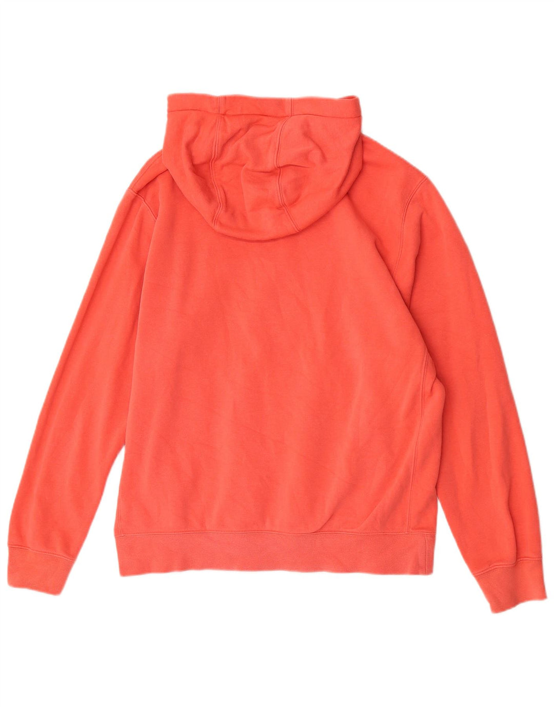 Nike Jersey con capucha de ajuste regular para hombre, color naranja medio, algodón