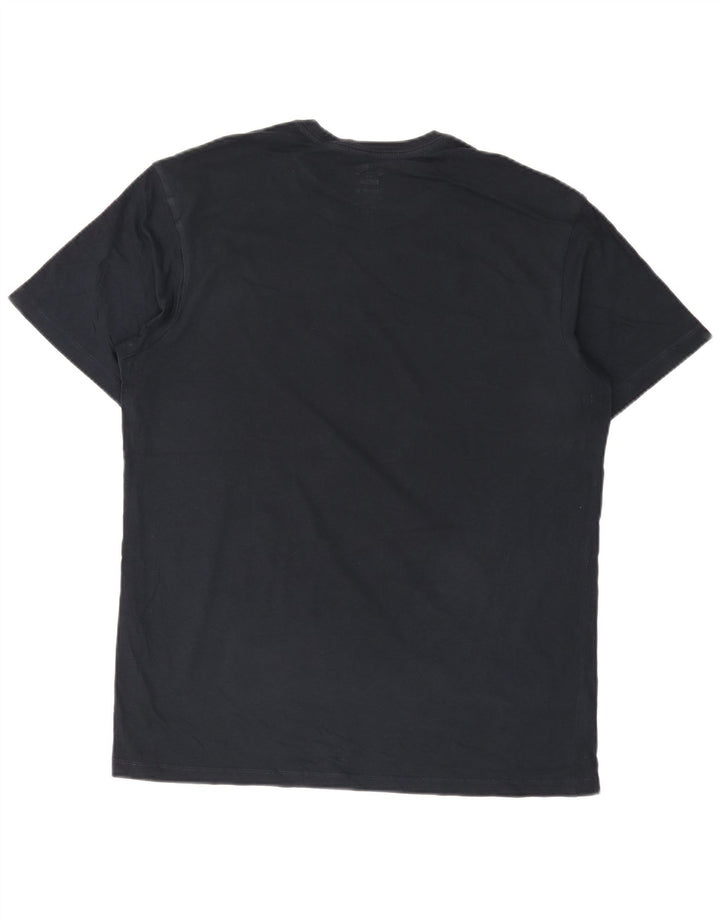 Billabong Hombre Camiseta Top Grande Azul Marino Algodón
