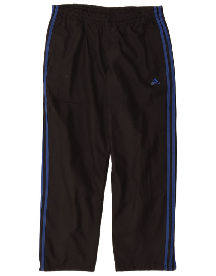 Adidas Pantalones de chándal para hombre UK 40/42 Medium Negro Poliéster