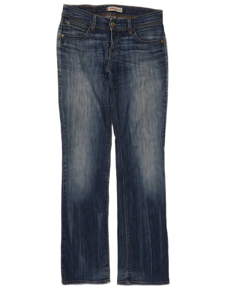 Vaqueros Levi's Mujer 571 Rectos W30 L34 Algodón Azul