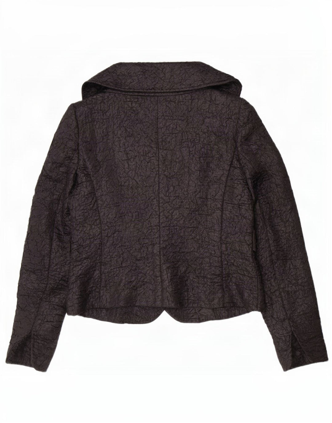 Max Mara Chaqueta tipo blazer abierta corta para mujer Reino Unido 40 Mediano Poliéster negro