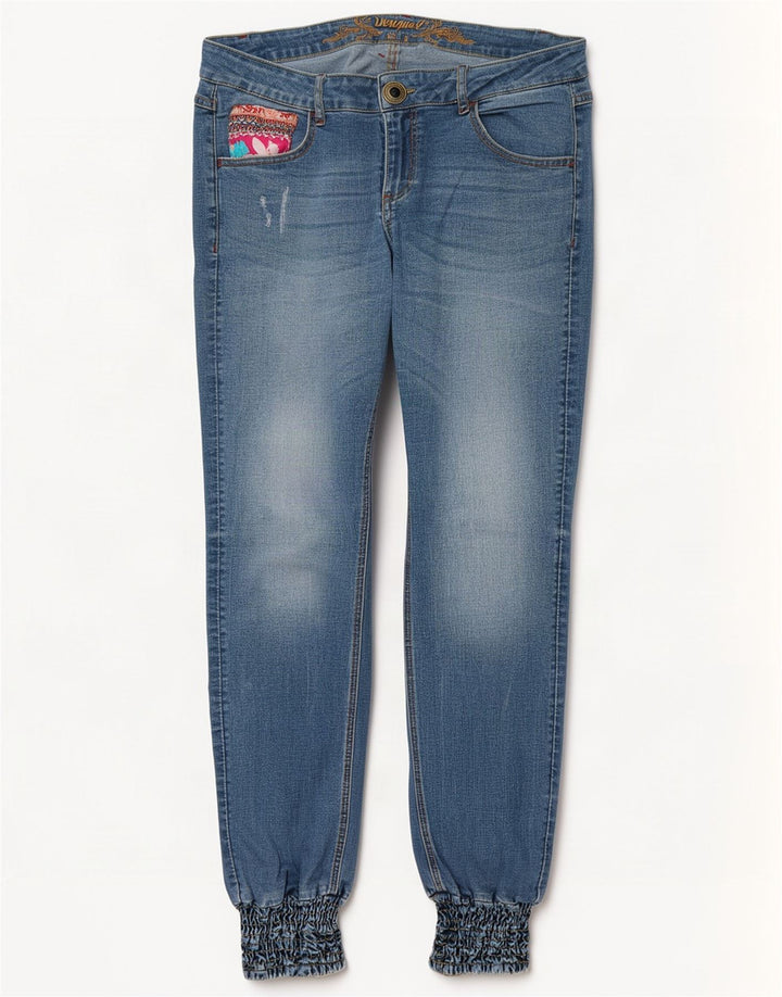 Vaqueros Desigual Joggers Desgastados Slim W32 L31 Azul