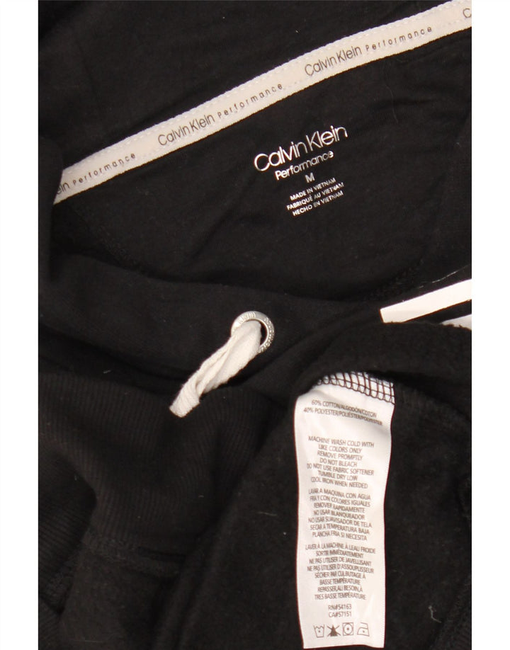CALVIN KLEIN Jersey con capucha extragrande para mujer UK 40 Mediano Negro