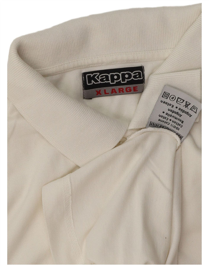 Kappa Polo Hombre XL Blanco Algodón