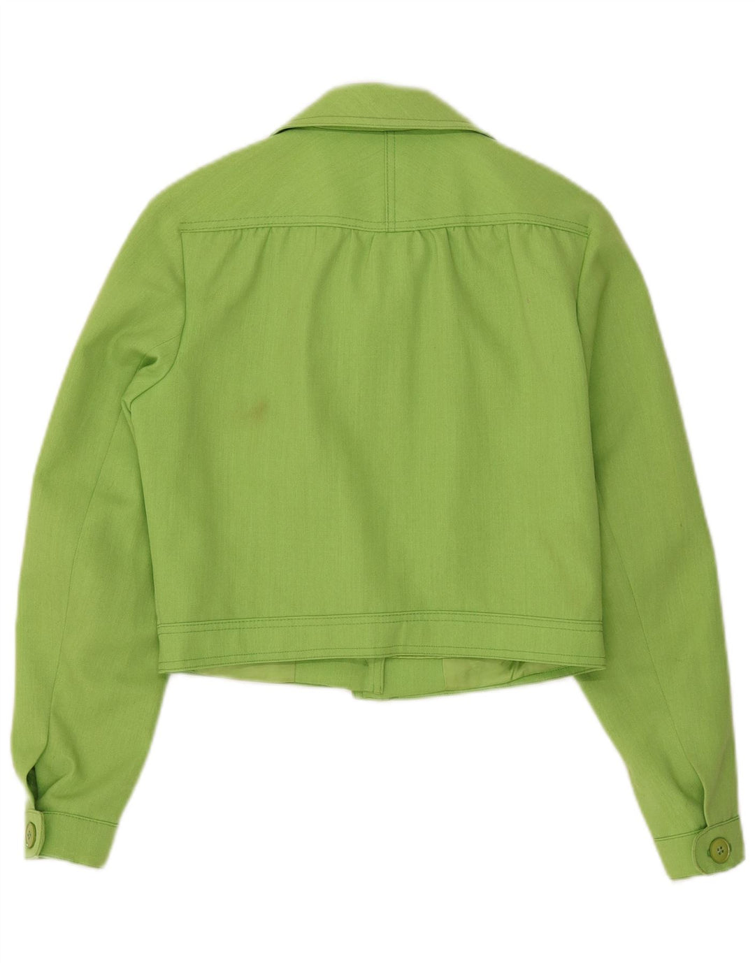 Gil Bret Chaqueta Bomber Corta para Mujer Reino Unido 44 Poliéster Verde Grande