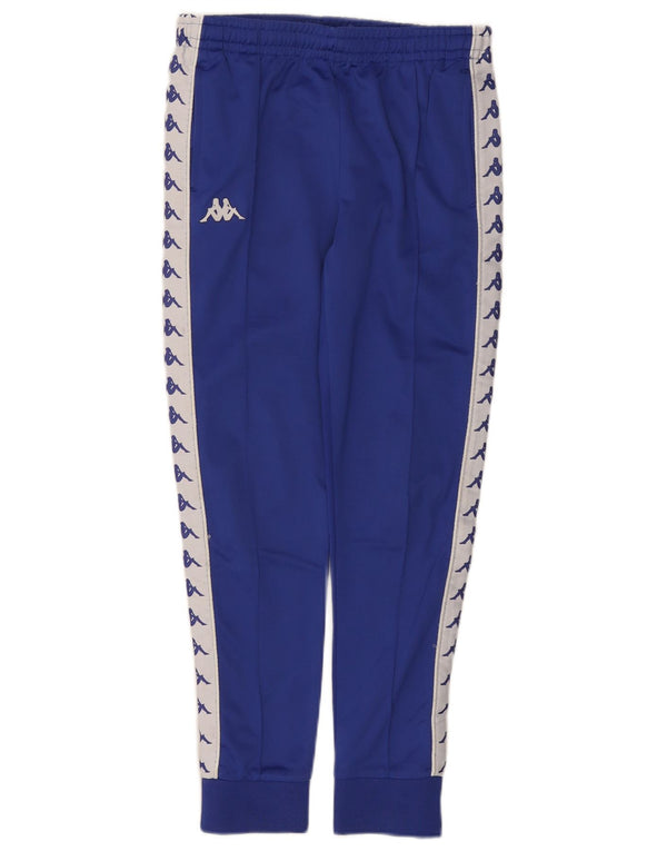 Kappa Boys Graphic Chándal Pantalones Joggers 11-12 Años Azul Colorblock